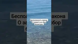 Бесполезность закона о запрете на сбор биометрии.