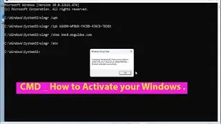 CMD   How to Activate your Windows 11   10.