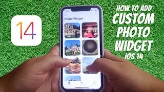 How To Add Custom Photo Widget On iOS 14 ✅