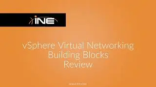 vSphere Virtual Networking Building Blocks