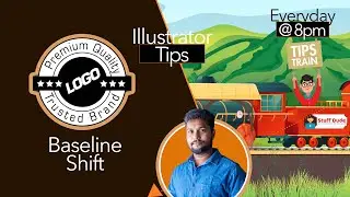 How to use baseline Shift in Adobe Illustrator | Tips Train | Stuff Dude Anand