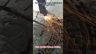 High Quality Plasma Cutting like Laser #cncmachine #plasmacutting #lasercutting