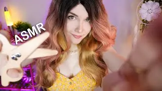 ASMR 💛🌳 Taking care of you with wood 💄💆‍♂️ (Make Up, Haircut)