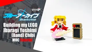 LEGO Blue Archive Ibaragi Yoshimi (Band) Chibi MOC Tutorial | Somchai Ud