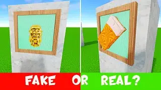 Minecraft FAKE or REAL? 🤔🤔🤔