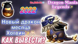 ✨НОВЫЙ ДРАКОН МЕСЯЦА ХОГВИН В ЛЕГЕНДЫ ДРАКОНОМАНИИ/КАК ВЫВЕСТИ?/Dragon Mania Legends✨