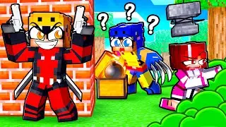 Trolling Players as DEADPOOL in Minecraft!