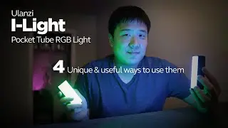 Ulanzi I-Light Pocket Tube RGB Light - 4 Unique Use Cases (with 1 Bonus)