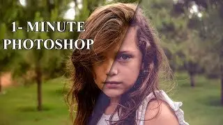 Create A Beautiful Matte Effect - 1 Minute Photoshop Tutorial - Photo Effect