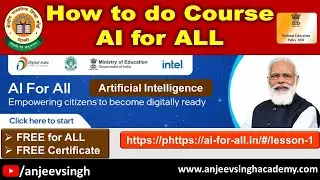 AI for All | Artificial Intelligence | What is AI for ALL | How to join the course AI for All