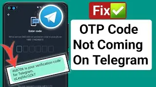 Fix telegram verification code not coming problem (2024 new process) telegram OTP code