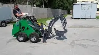 Работа экскаватора Helffer MSV-111