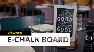 Hospitality Technology 2019: E-Chalk Boards for Bars and Restaurants