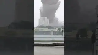 Tornado Damage in Coastal Town  