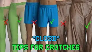 CLO3D | Tips For Crotch Simulations
