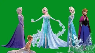 Frozen green screen 2021