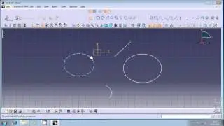 TANGENCY GEOMETRIC CONSTRAINT IN CATIA SKETCHER