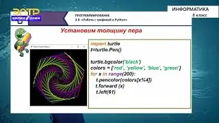 8-класс | Информатика | «Черепашья графика» в Python. Создаём свои команды (функции)