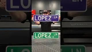 Making Custom Street Signs