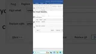 Find & Replace Operation in MS-WORD 👨‍💻💯 