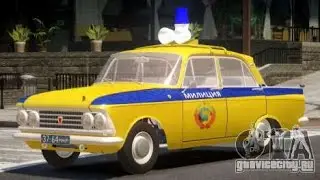 КТД Moscvich 408 Police в Grand Theft Auto IV