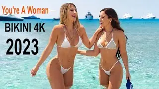 Bad Boys Blue - You're A Woman  - Italo Disco - BIKINI 4K - Âm Nhạc Người Mẫu )Modern Talking style