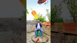 Icecream vs insect and helicopter funny vfx magic | Kinemaster editing | Ayan mechanic