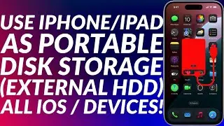 How to use iPhone as storage device | Use iPhone as hard drive | iPhone as USB drive | No Jailbreak