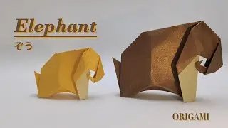 Origami Elephant/How To Make Paper Elephant/Diy Paper Cute Elephant Tutorial/Easy Elephant Making