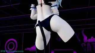 [MMD R-18 4K] [Vocaloid Haku] [Succubus] - Sexy Mi