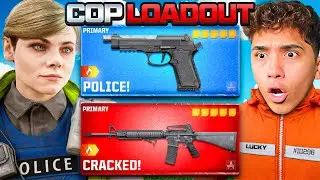 a POLICE OFFICER built my META LOADOUT on Warzone Rebirth Island