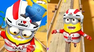 Hockey Player Minion Mega Minion Ability Full Gameplay at The Pyramids | Despicable Me: Minion Rush