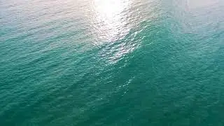 Boundless blue sea footage