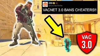 VACnet 3.0 ANTI-CHEAT STARTS BANNING CHEATERS! - CS2 BEST MOMENTS