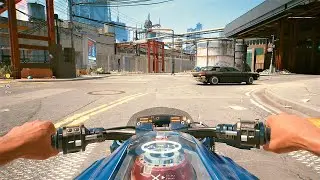 Cyberpunk 2077| NASARE ARCH MOTORCYCLE [POV] [Exploring The City]