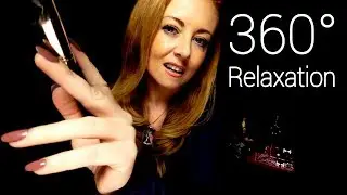 360° ASMR Sound Therapy | Binaural | Massage, Brushing, Singing Bowl, Tuning Forks