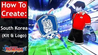 HOW TO CREATE: (Kit & Logo) South Korea Youth on Captain Tsubasa: Rise of New Champions