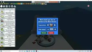 donating 200 tropical drinks to the wind shrine (bee swarm simulator)