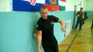 Basic exercise with a ball (Rrussian Martial Art)