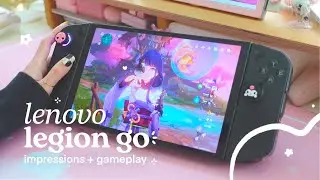 🕹️ gaming on a chonky, switch-like pc handheld | lenovo legion go unboxing and impressions ✶