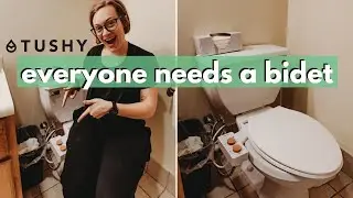 FLOODING MY BATHROOM during Tushy installation (Tushy unboxing and review!) 🚽