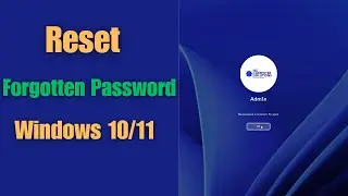 Reset Forgotten Password in Windows 10/11 | Windows Server 2025.