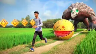 Pacman vs Demon Monkey vs Spiderman In Real Life !