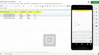 Almacenando datos en Google Sheet Android Studio