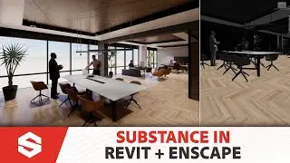 Substance in REVIT + Enscape | Adobe Substance 3D