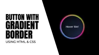 CSS Animated Gradient Border || CSS Animation