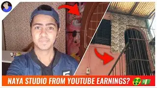 Naya Studio From YouTube Earnings money🤑💸? |  THECRAZYSK STUDIO TOUR |  Indian Youtuber Studio Tour