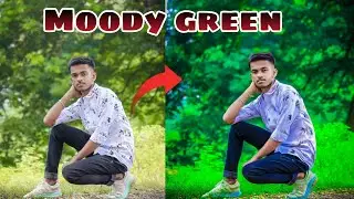 Lr new moody green Lightroom||tone tutorial ||