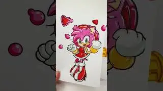 Amy Rose Drawing Collection [ASMR]