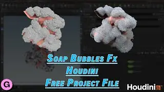 Soap Bubbles Effect in Houdini | Full Length Step-by-Step Tutorial | Procedural Effect In Houdini